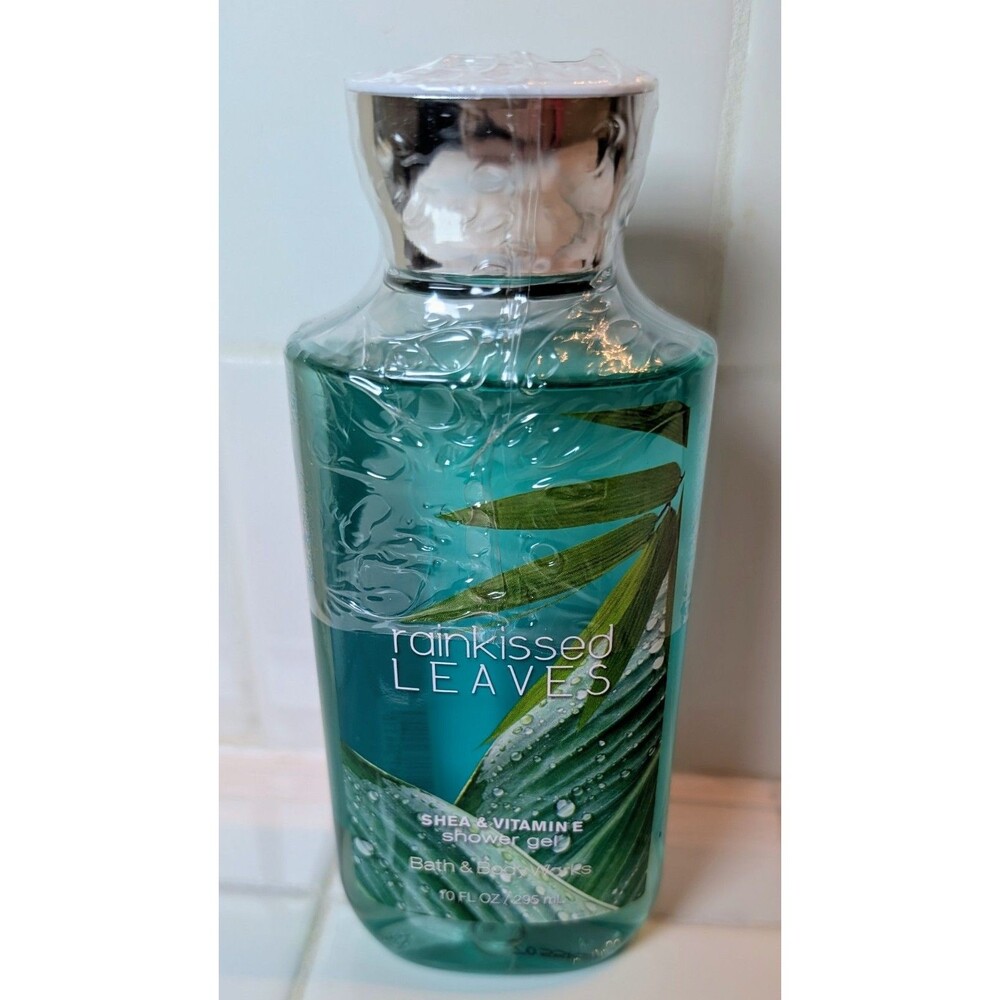 Bath & Body Works Rainkissed Leaves Shower Gel 10oz SEALED Retired Discontinued